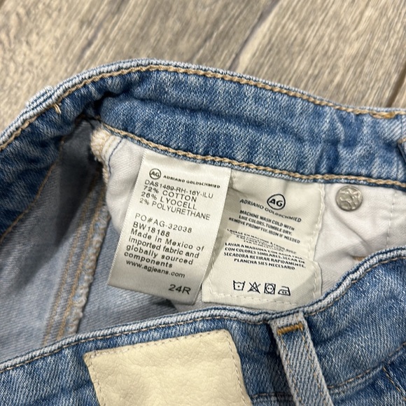 • AG Adriano Goldschmied • Women’s The Hailey Ex Boyfriend Roll Up Shorts 24 - Picture 5 of 6